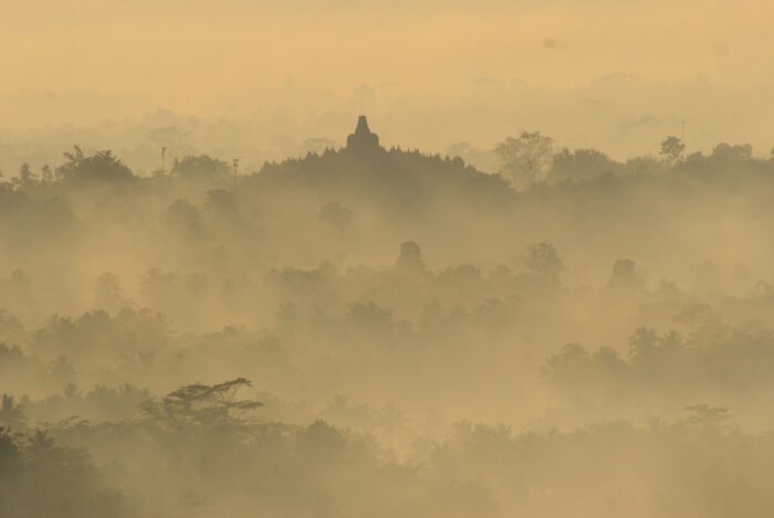 Borobudur sunrise from Punthuk Setumbu