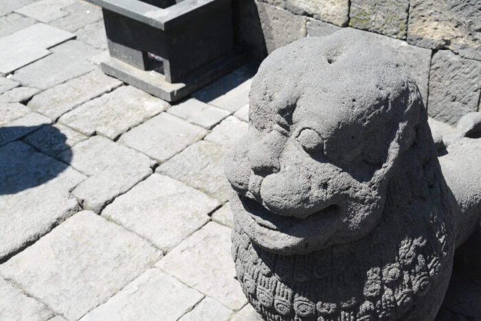 sculpture at borobudur