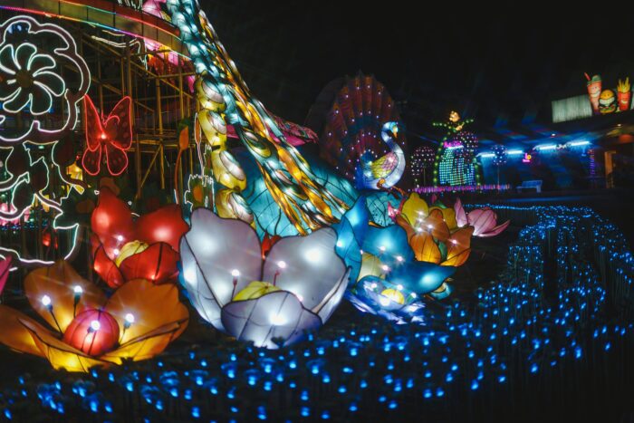 Lantern display at Batu Night Spectacular