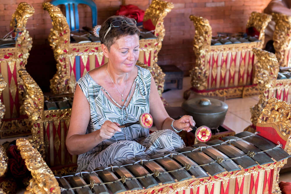 Bali traditional music instrument