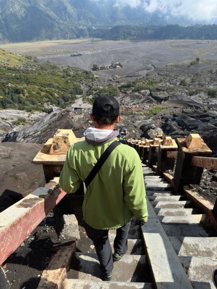 Mount Bromo staircase