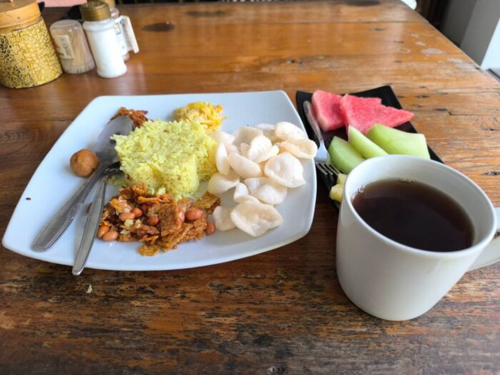 breakfast at the patio yogyakarta