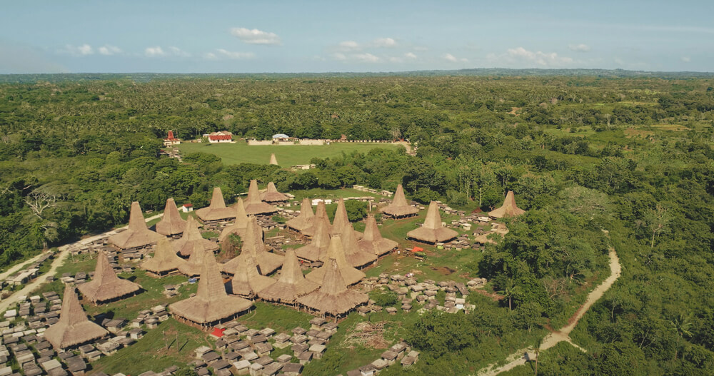 Hills around Waikabubak in West Sumba