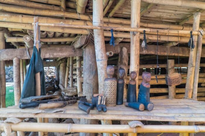 Traditional handcrafted woodcarvings