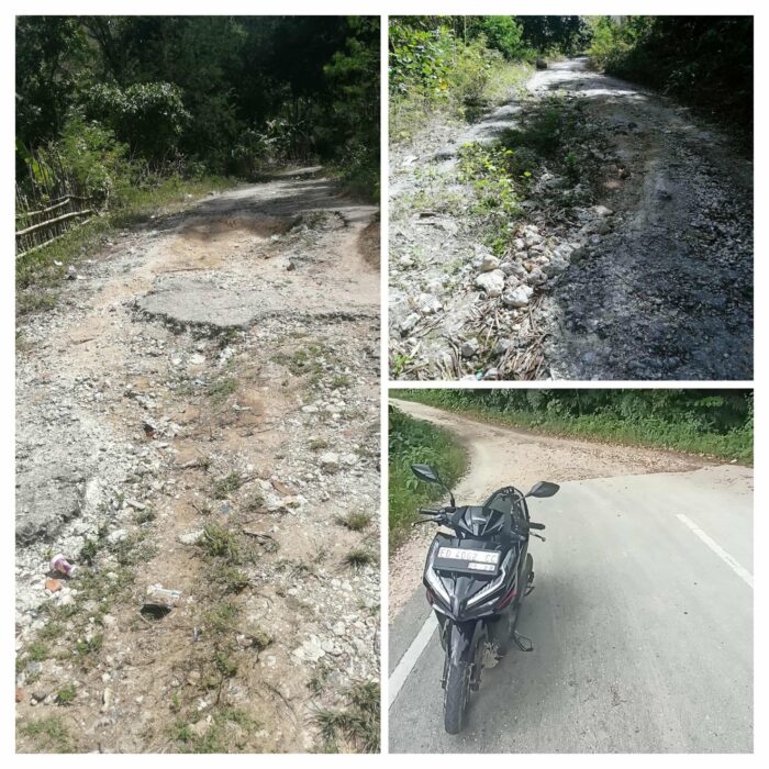 Road conditions in East Sumba