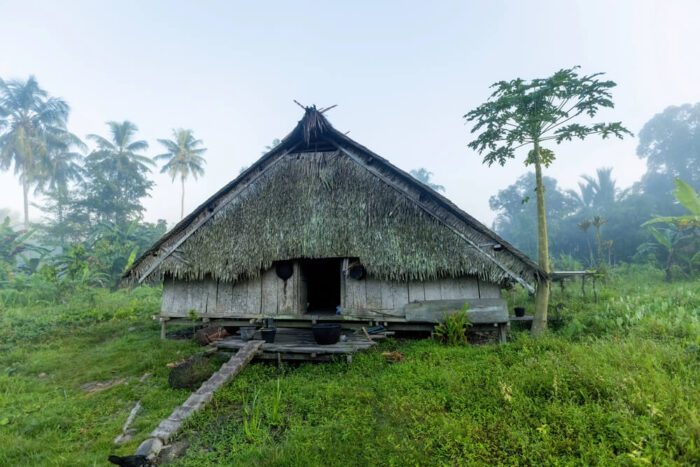 Traditional longhouse mentawai