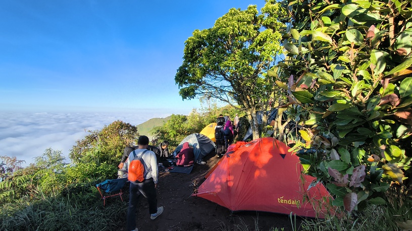 Camp area around Mount Bismo