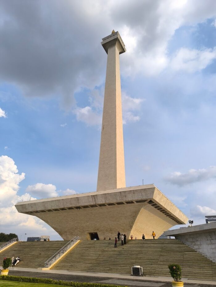 visiting monas in jakarta