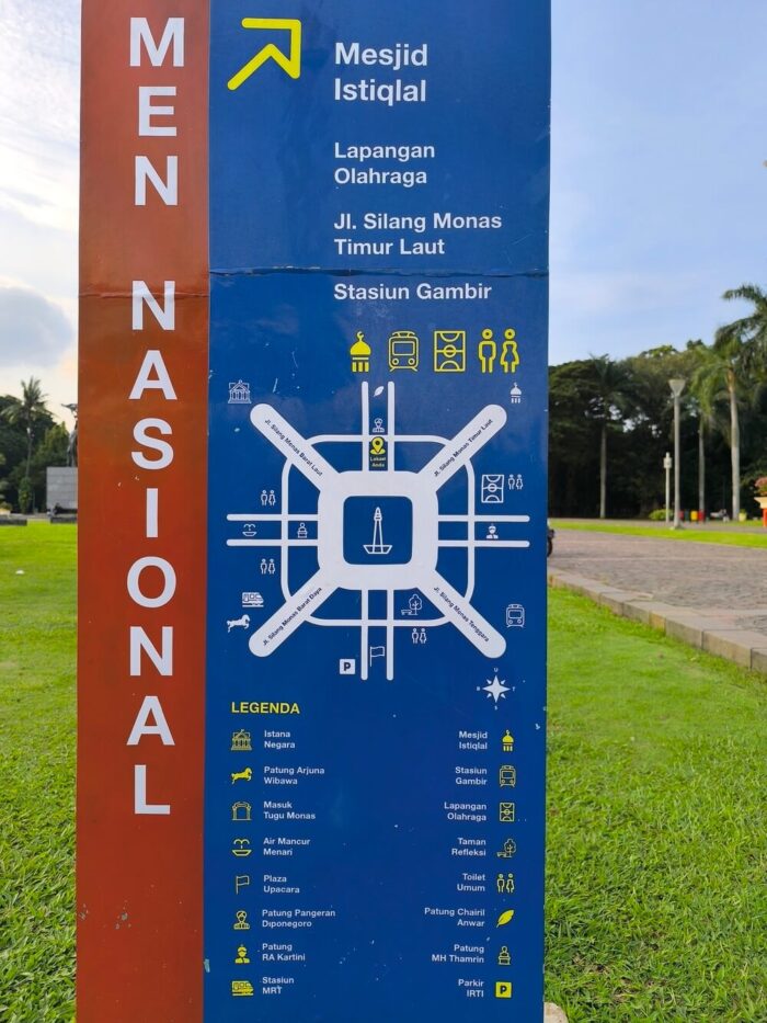 Monas and the surrounding park