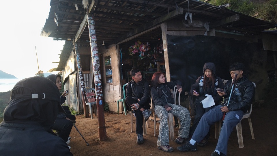 Small warung at Mount Bismo