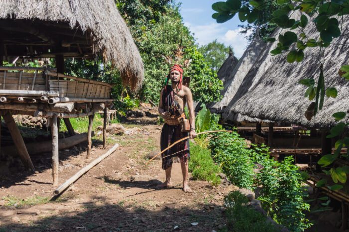 takpala village in alor island