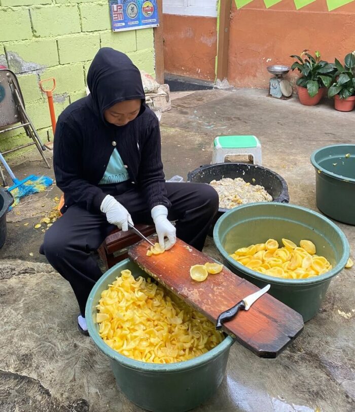 Carica preparation process