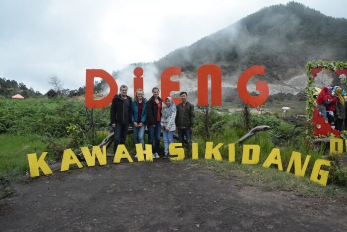 Kawah Sikidang in the past