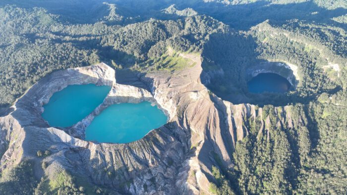 Kelimutu lakes in East Nusa Tenggara