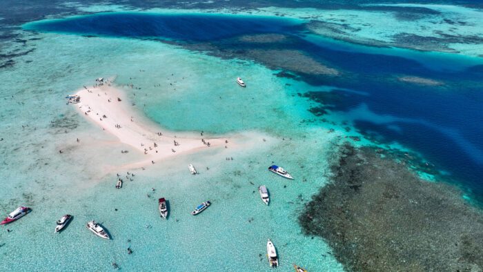 Taka Makassar sandbank in Komodo National Park