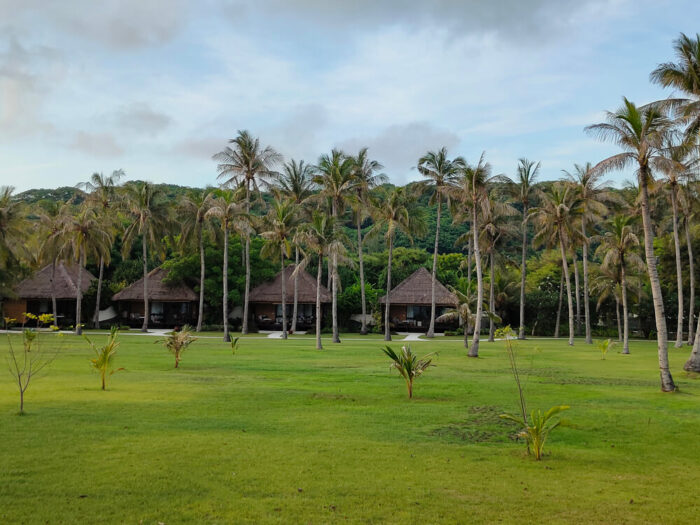 Beach bungalows on Gili Trawangan