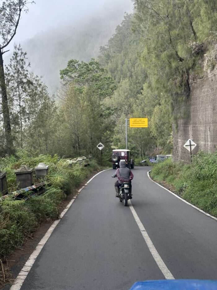 Mount Bromo road
