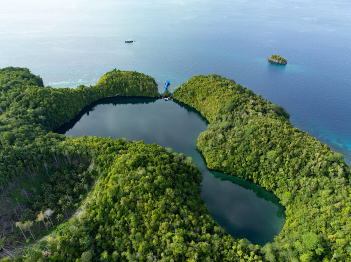 Mariona Lake in the Togean Islands