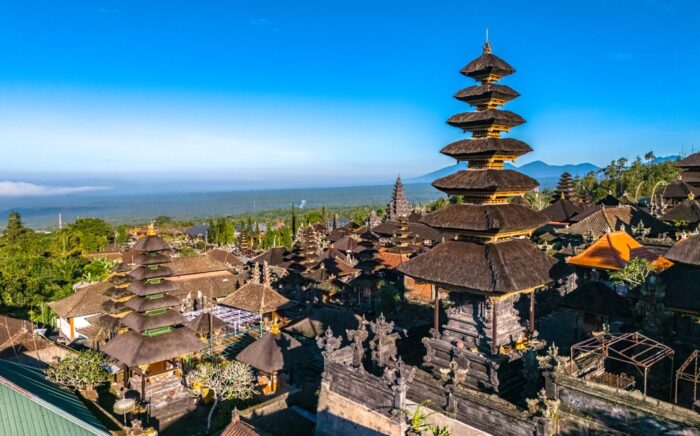 Besakih Temple near mount agung in bali