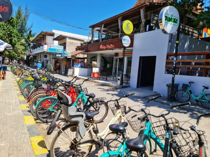 gili trawangan cycling