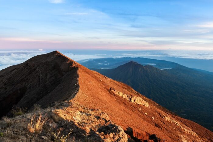 Mount Agung sunrise view