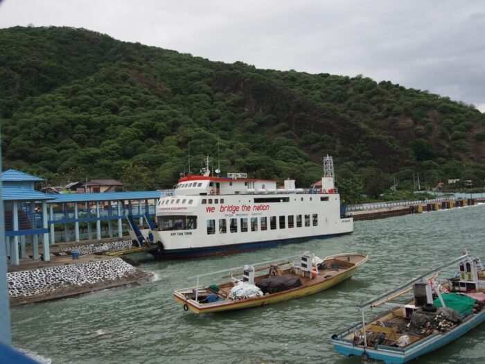 Ferry terminal in Gorontalo