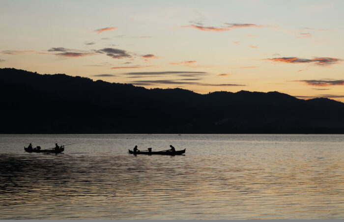 Lake Limboto near Gorontalo City