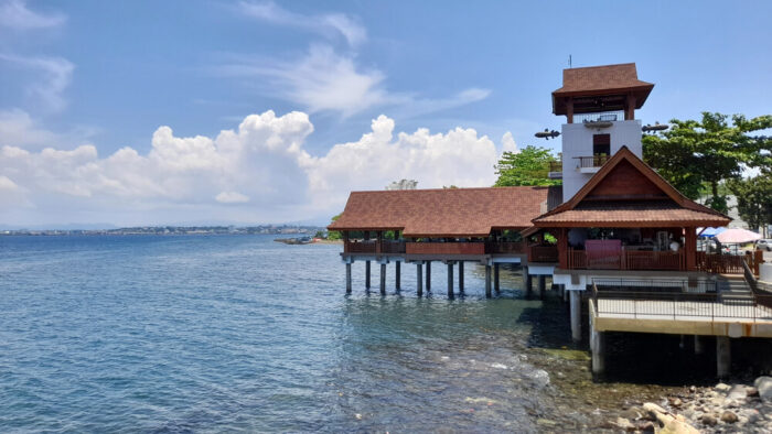 Malalayang Beach promenade in Manado