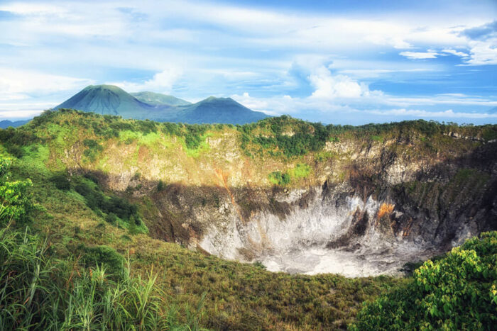 Mount Mahawu crater near Tomohon