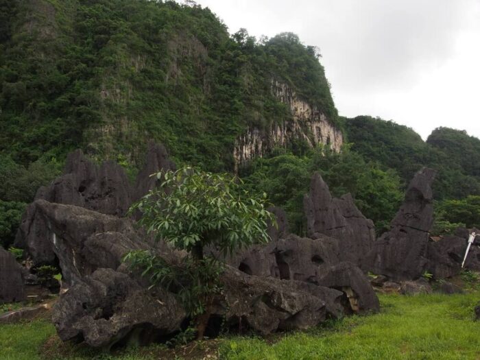 Karst cliffs in Bantimurung near Makassar