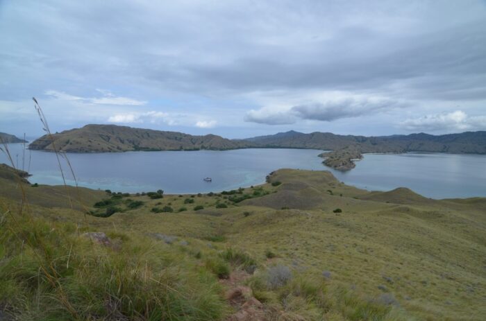 Padar Island during a boat trip between Lombok and Flores